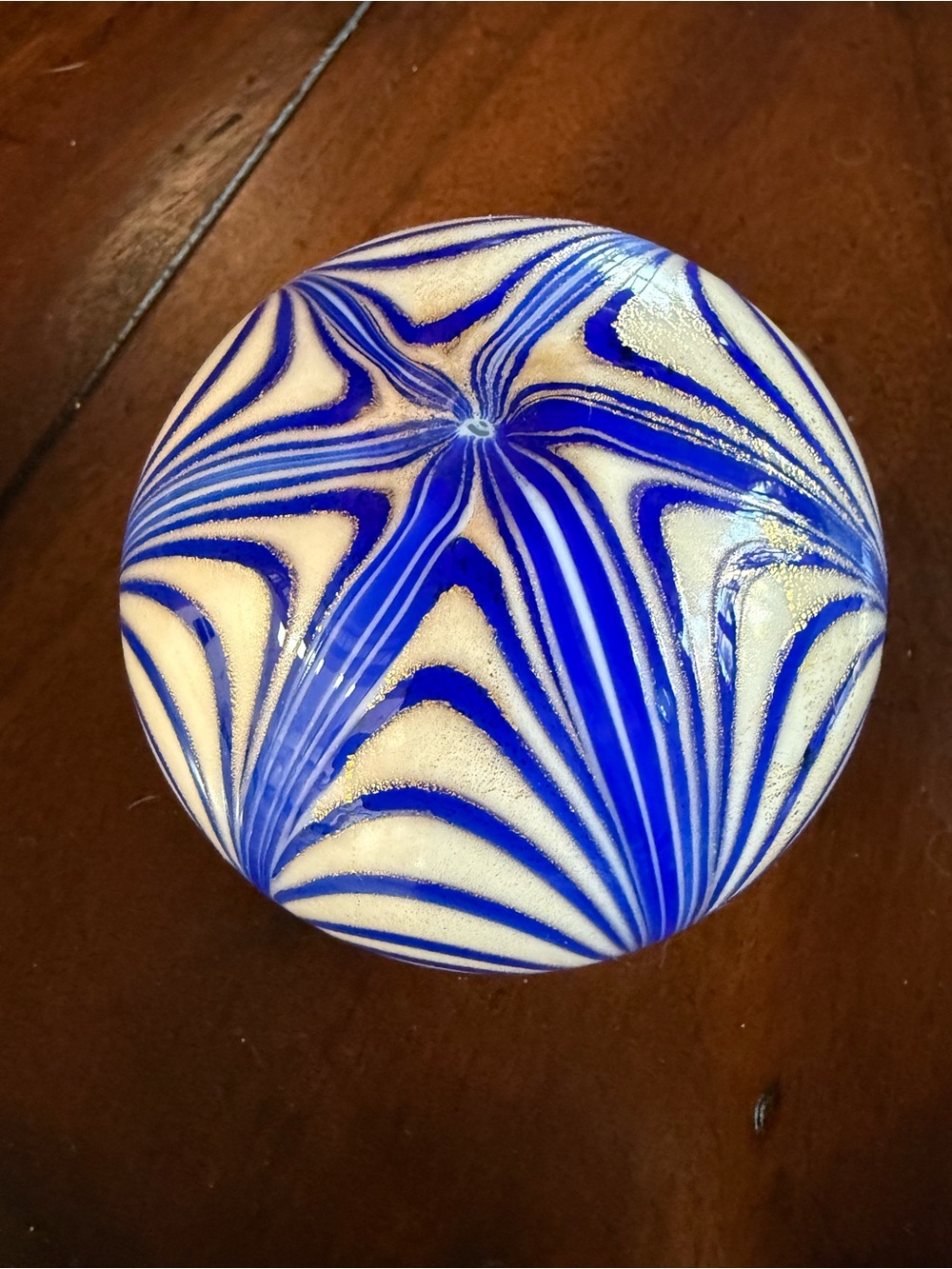 Vintage Murano Venetian Art Glass Paperweight